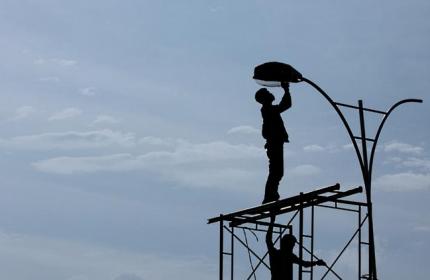 Lampu PJU di Jakarta Pusat Dipantau dengan `Smartphone`